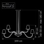 Подвесная люстра DIAFANO 758164