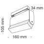 Трековый светильник Track lamps TR013-2-10W3K-B