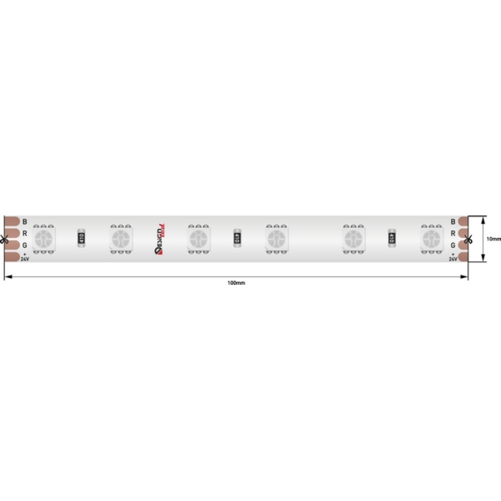 Светодиодная лента LUX DSG560-24-RGB-65