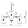 Потолочная люстра Lorette FR2406-PL-06-WG