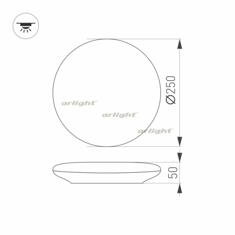Потолочный светильник FRISBEE 030161