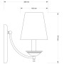 Бра San Marino Lampshade SAN-K-1(P/A)CR